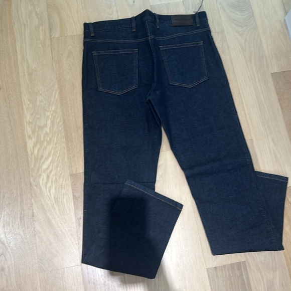 Ermenegildo Zegna 5 pocket dark wash jeans 34R (36x34) NWT - Picture 7 of 12